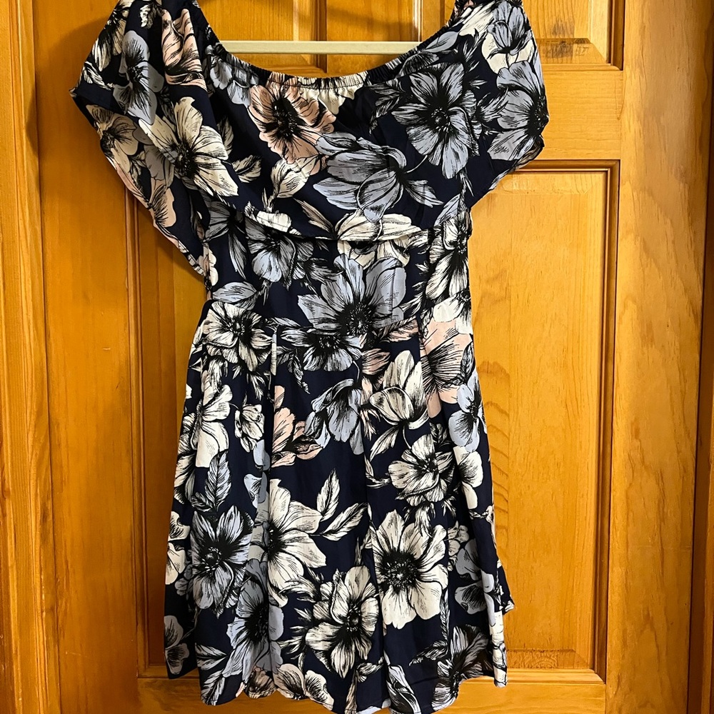 Charolette Russe M off shoulder romper